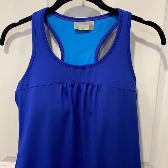 Athleta EUC Blouson Tank With Side Tie - Picture 3 of 11